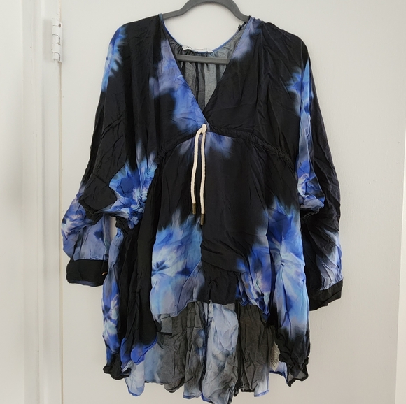 Zara tie-dye blouse Size M - Picture 10 of 11